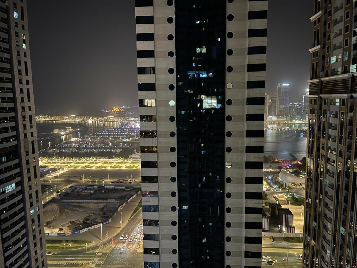 Sea View 1Br Apartment - Marina Pinnacle Dubai Exteriör bild