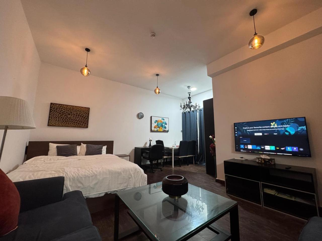Sea View 1Br Apartment - Marina Pinnacle Dubai Exteriör bild