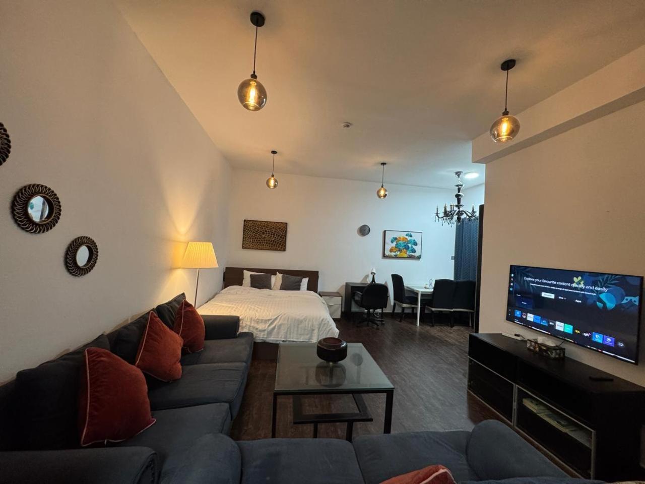 Sea View 1Br Apartment - Marina Pinnacle Dubai Exteriör bild